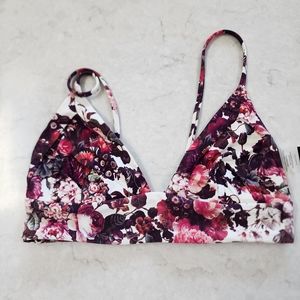 Boys And Arrows Floral Bikini Top
